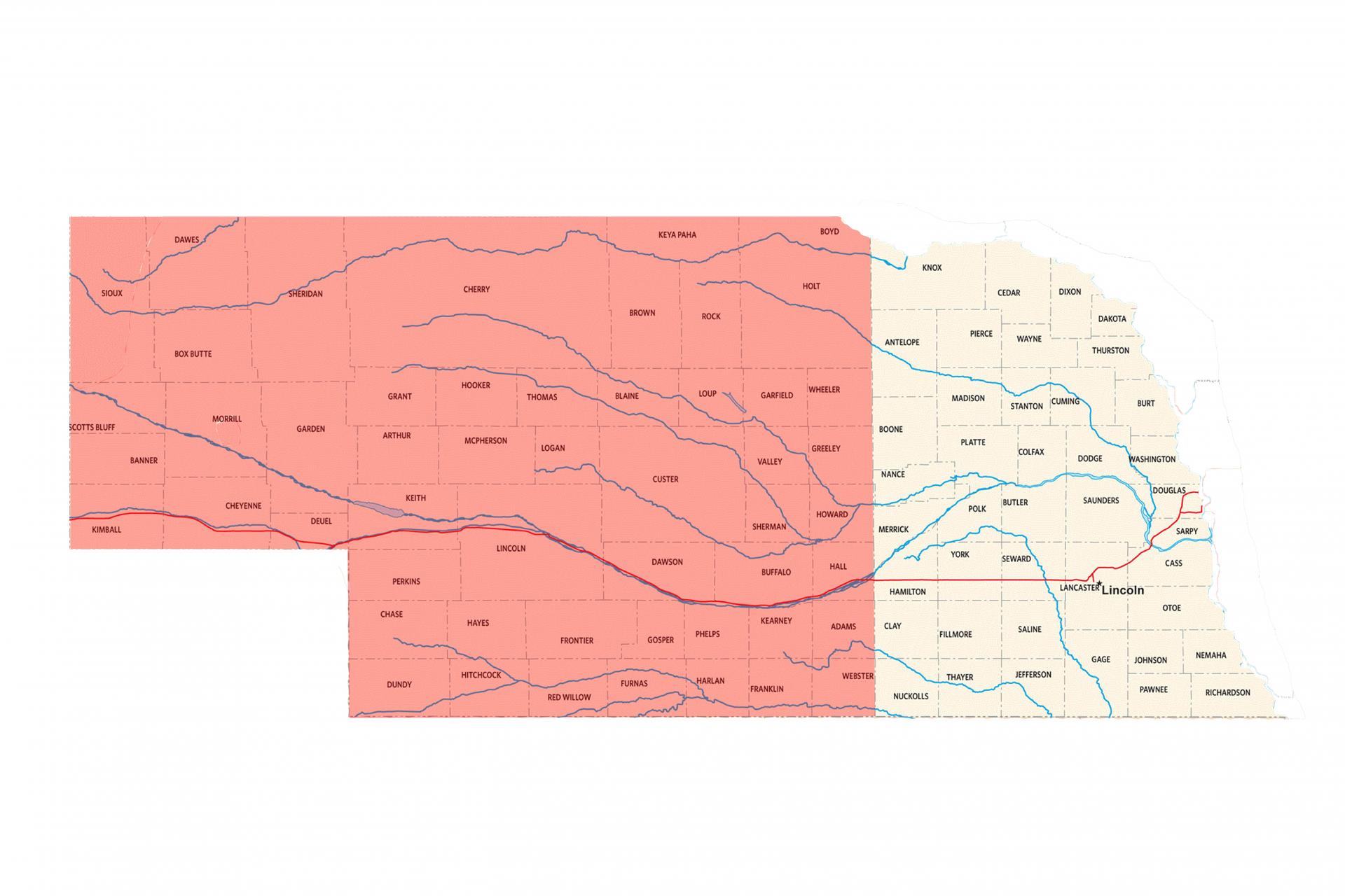 plains hog-nosed snake map