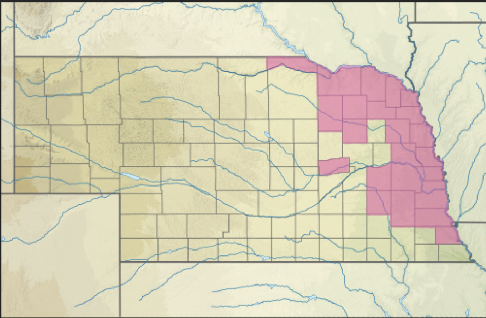 Western Fox Snake Range Map 